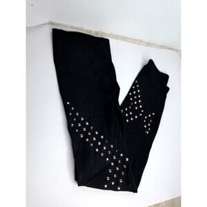Urban Groove Black Silver Stud Leggings Size Small Medium